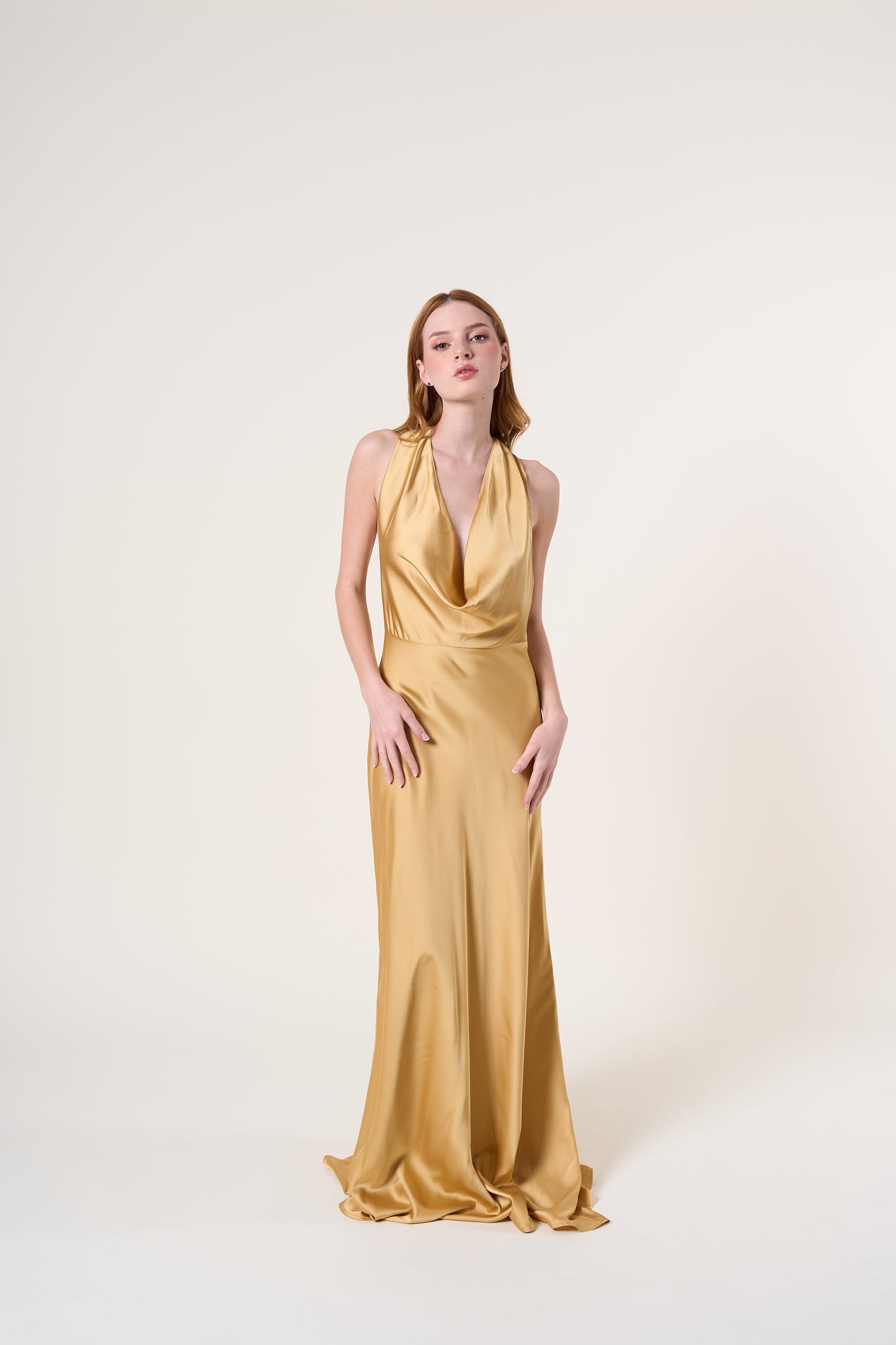 Marianne Open Back Gown