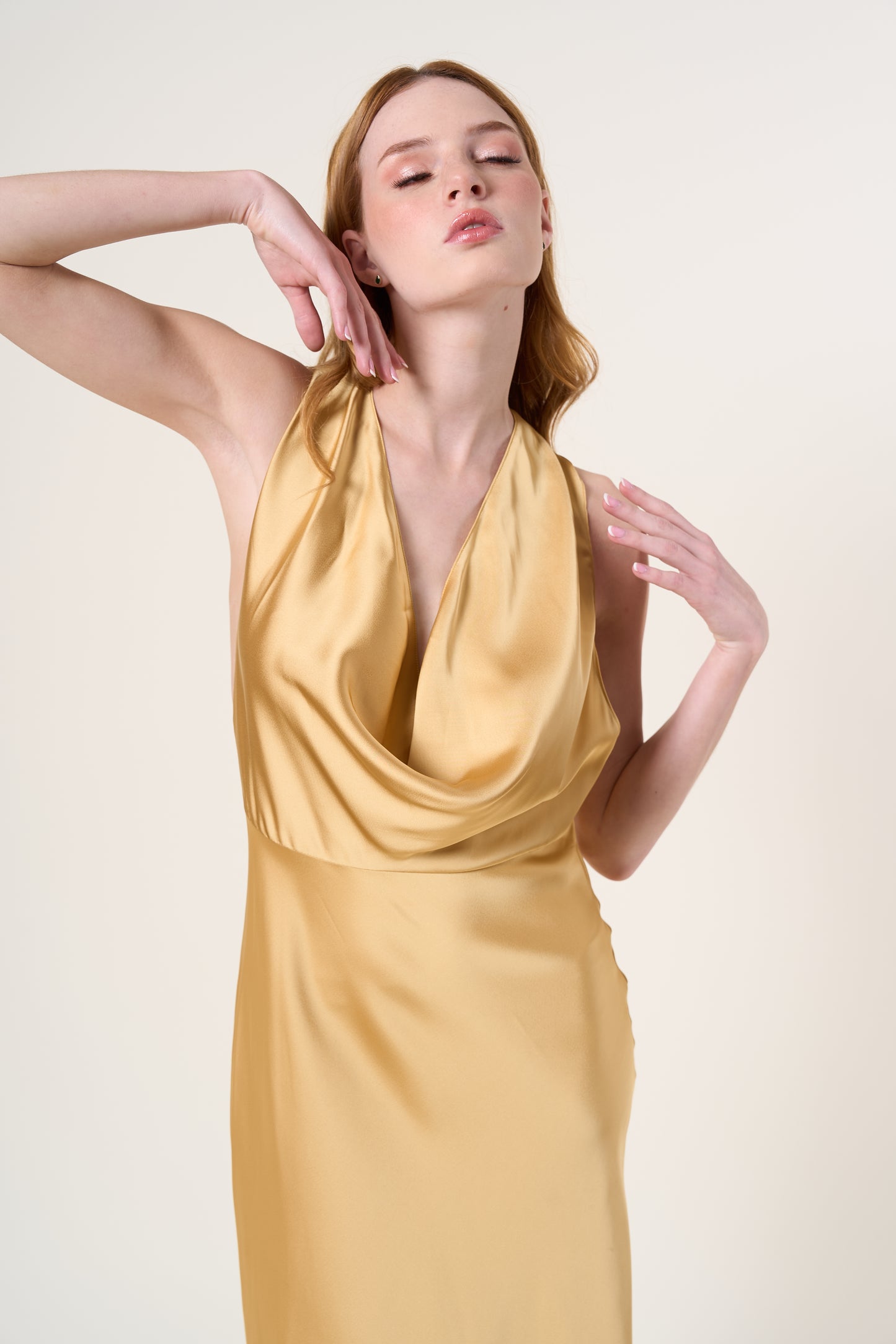 Marianne Open Back Gown