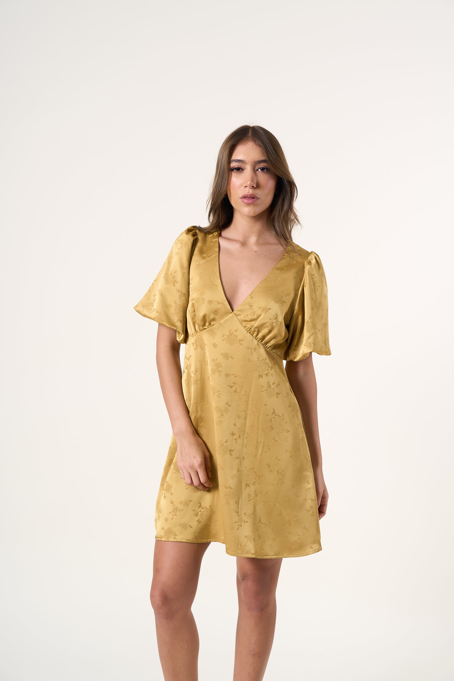 Frida Puffed Sleeve Dress
