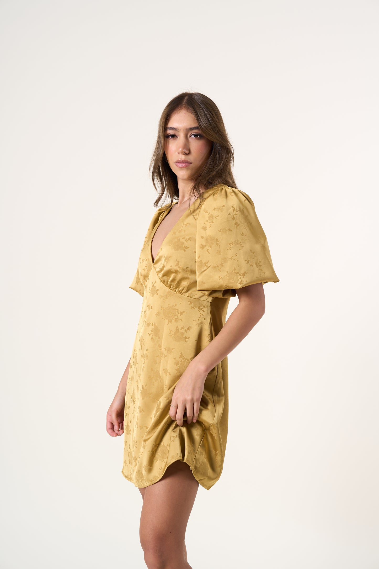 Frida Puffed Sleeve Dress