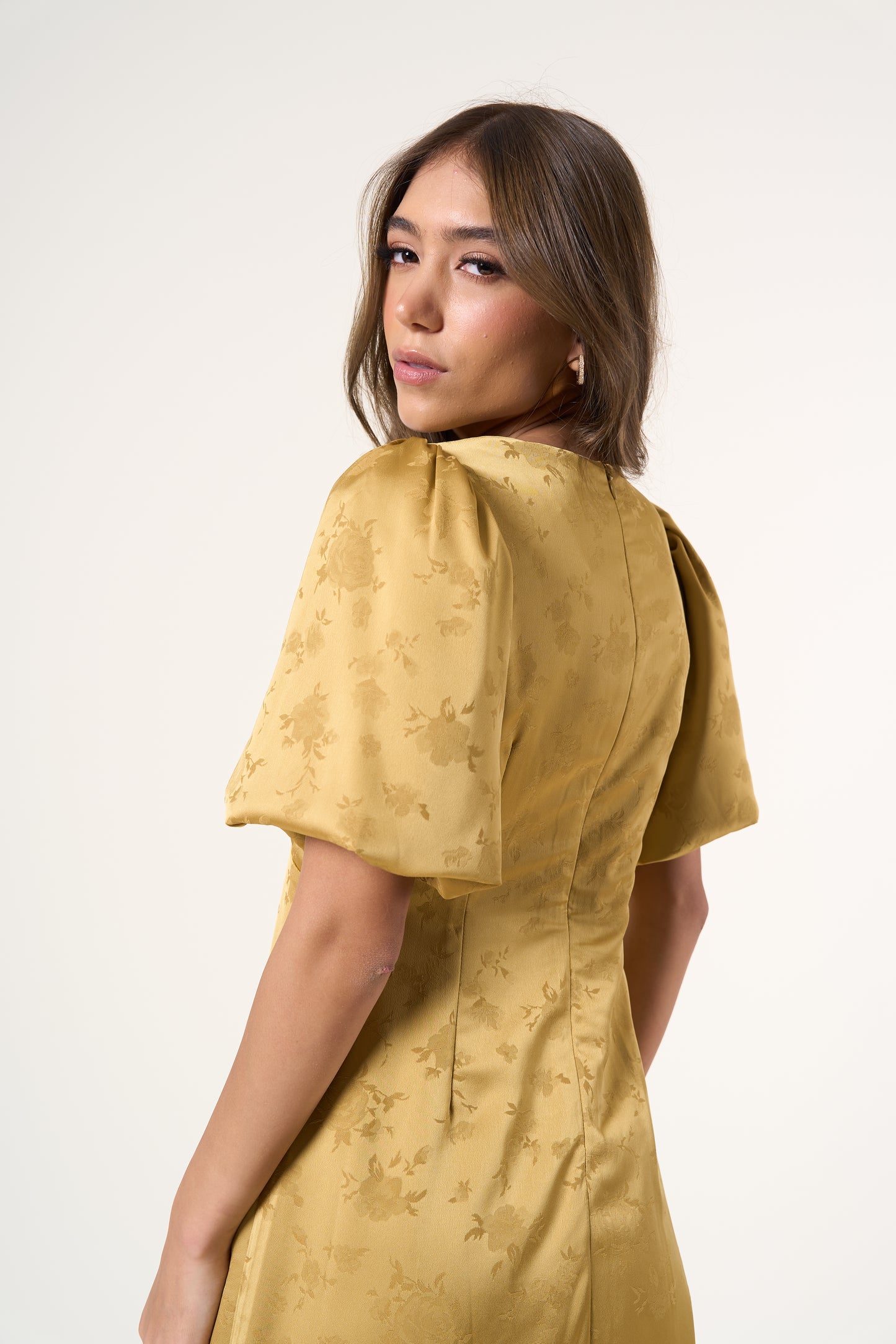 Frida Puffed Sleeve Dress