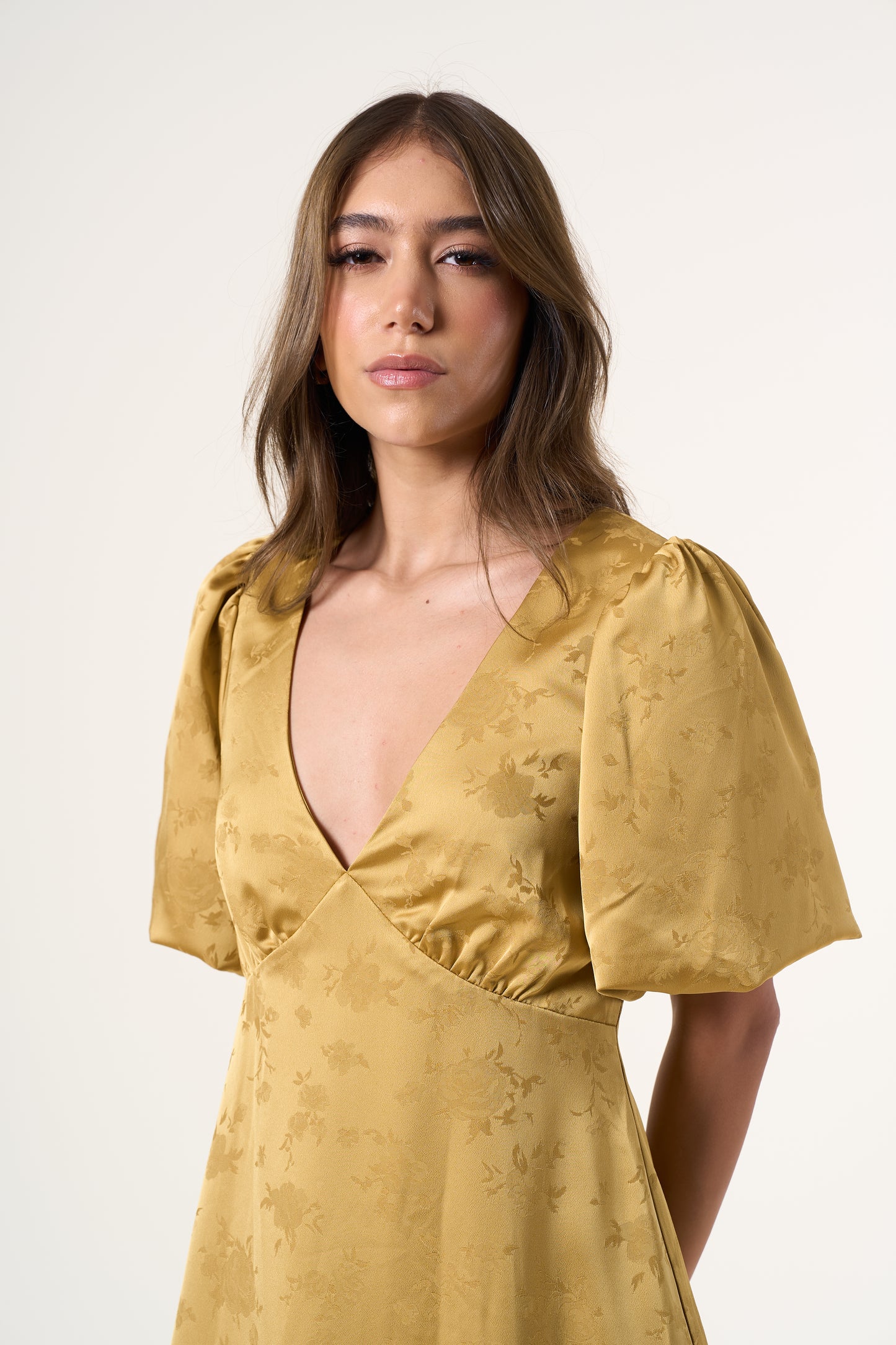 Frida Puffed Sleeve Dress