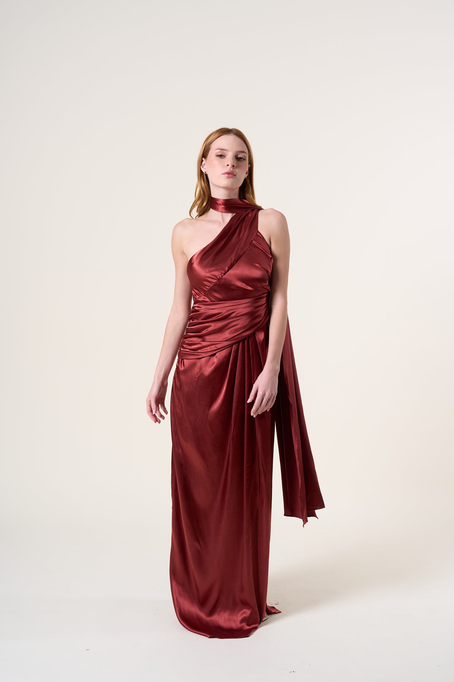 Nina Scarf Maxi Gown