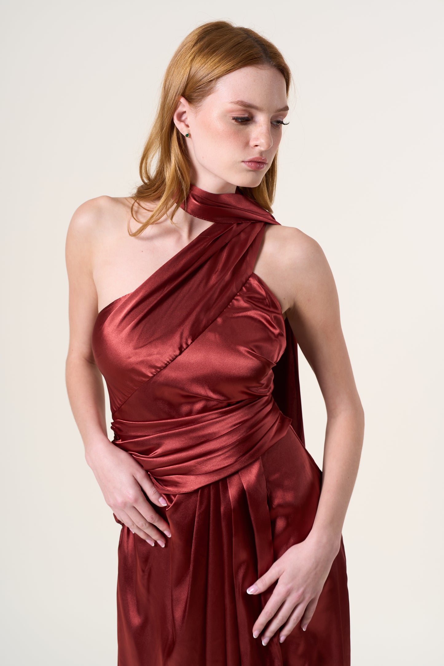 Nina Scarf Maxi Gown