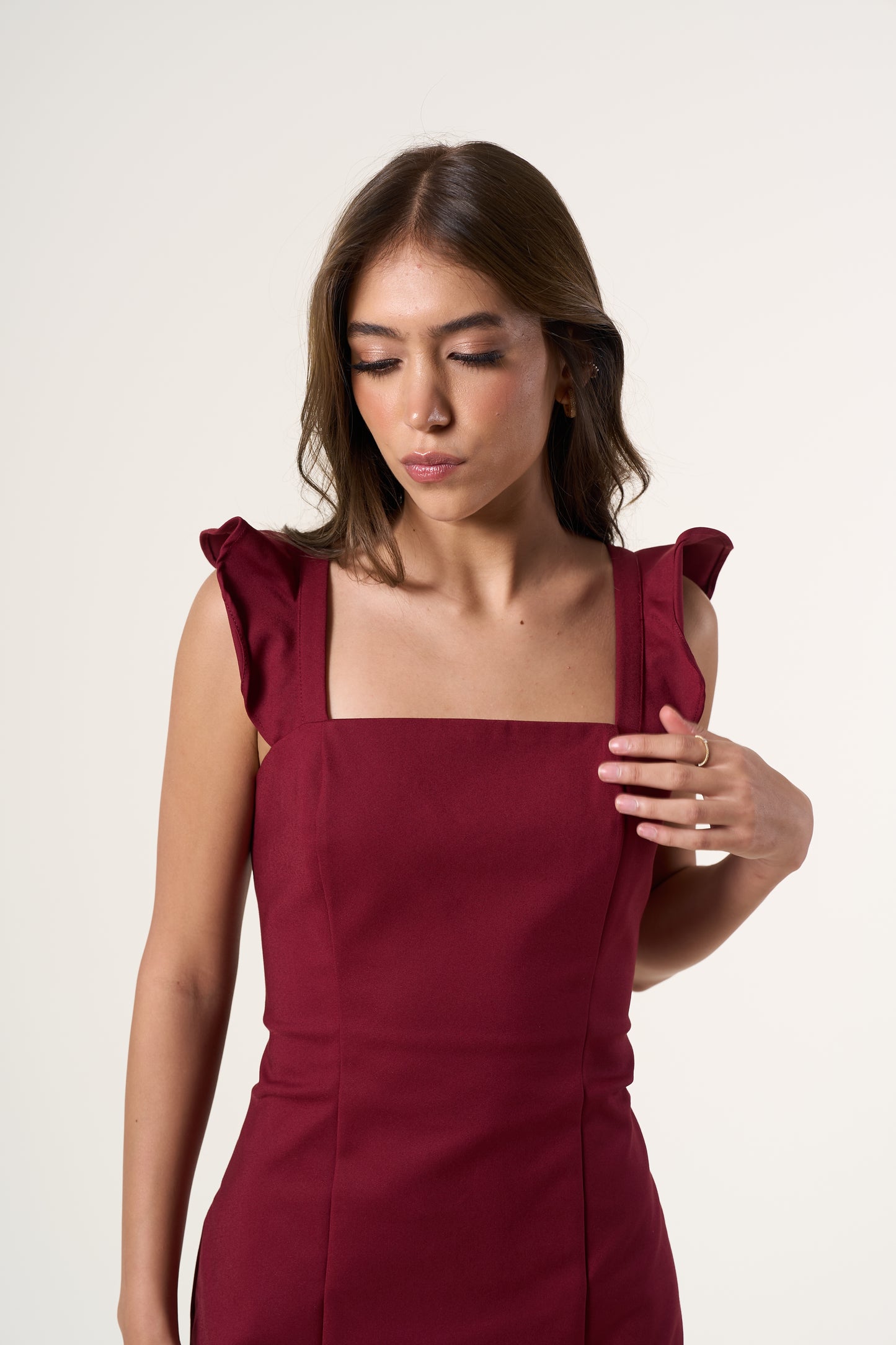 June Malbec Dress
