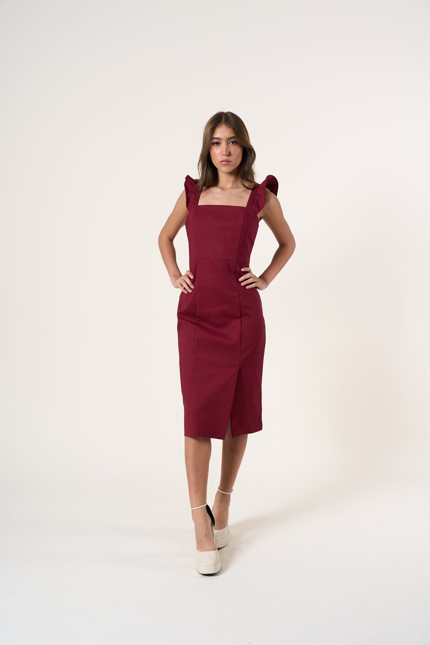 June Malbec Dress