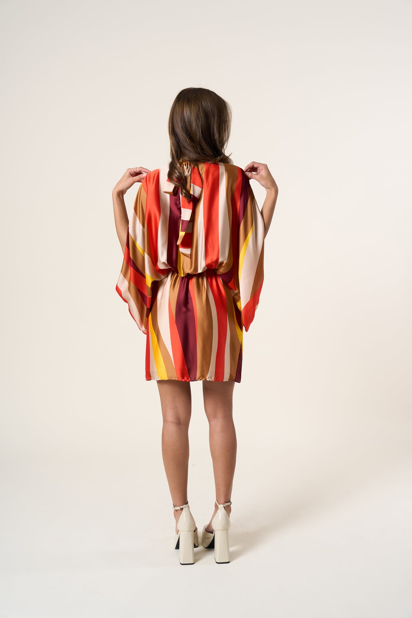 Aman Loose Sleeves Mini Dress