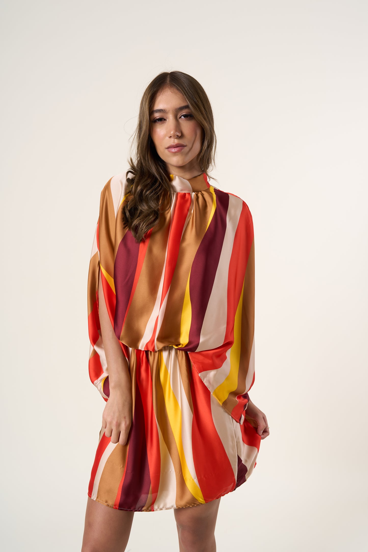 Aman Loose Sleeves Mini Dress