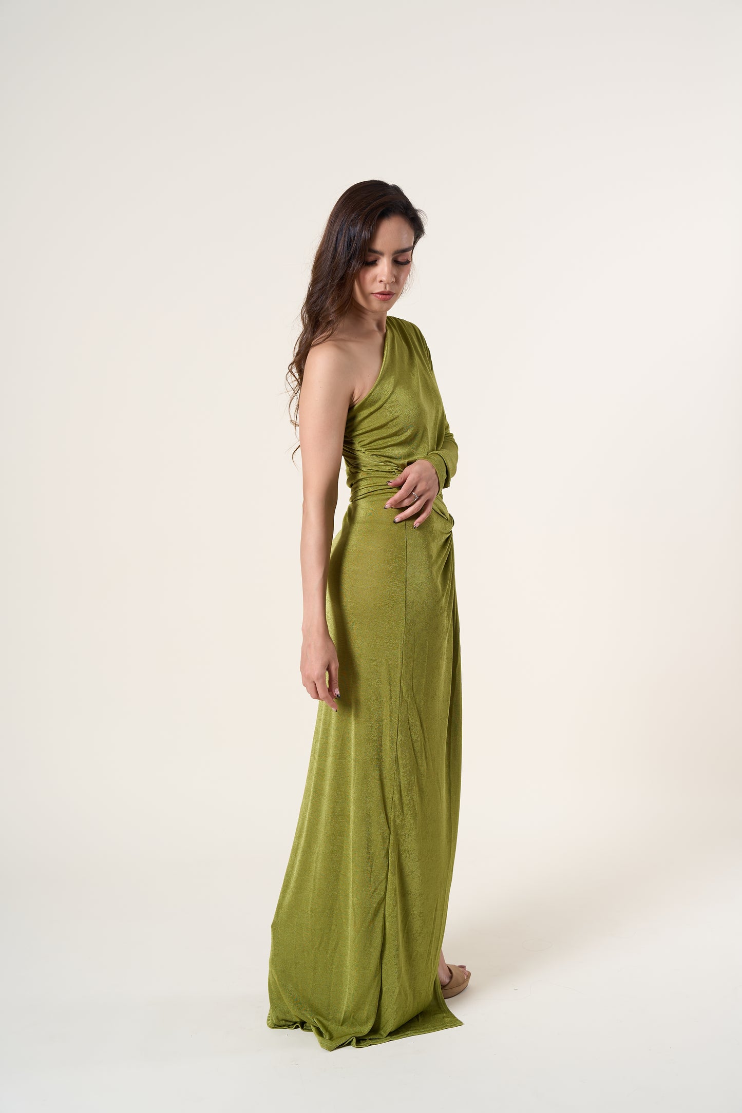 Adrianne Long Sleeve Gown
