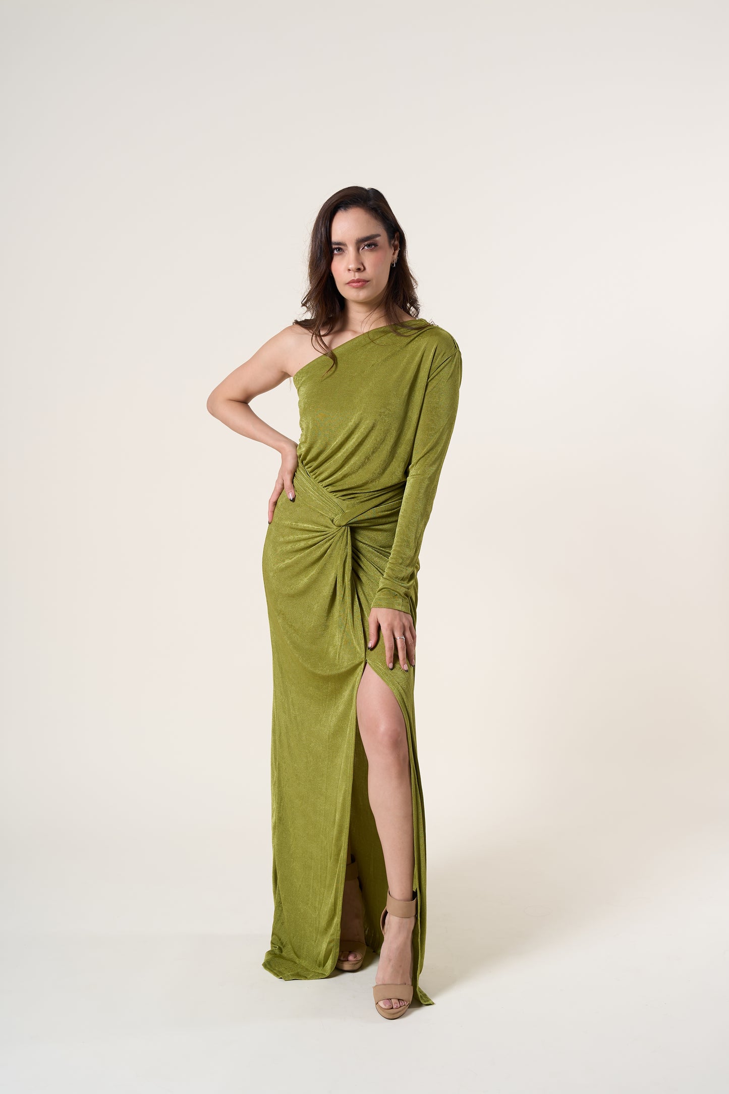 Adrianne Long Sleeve Gown