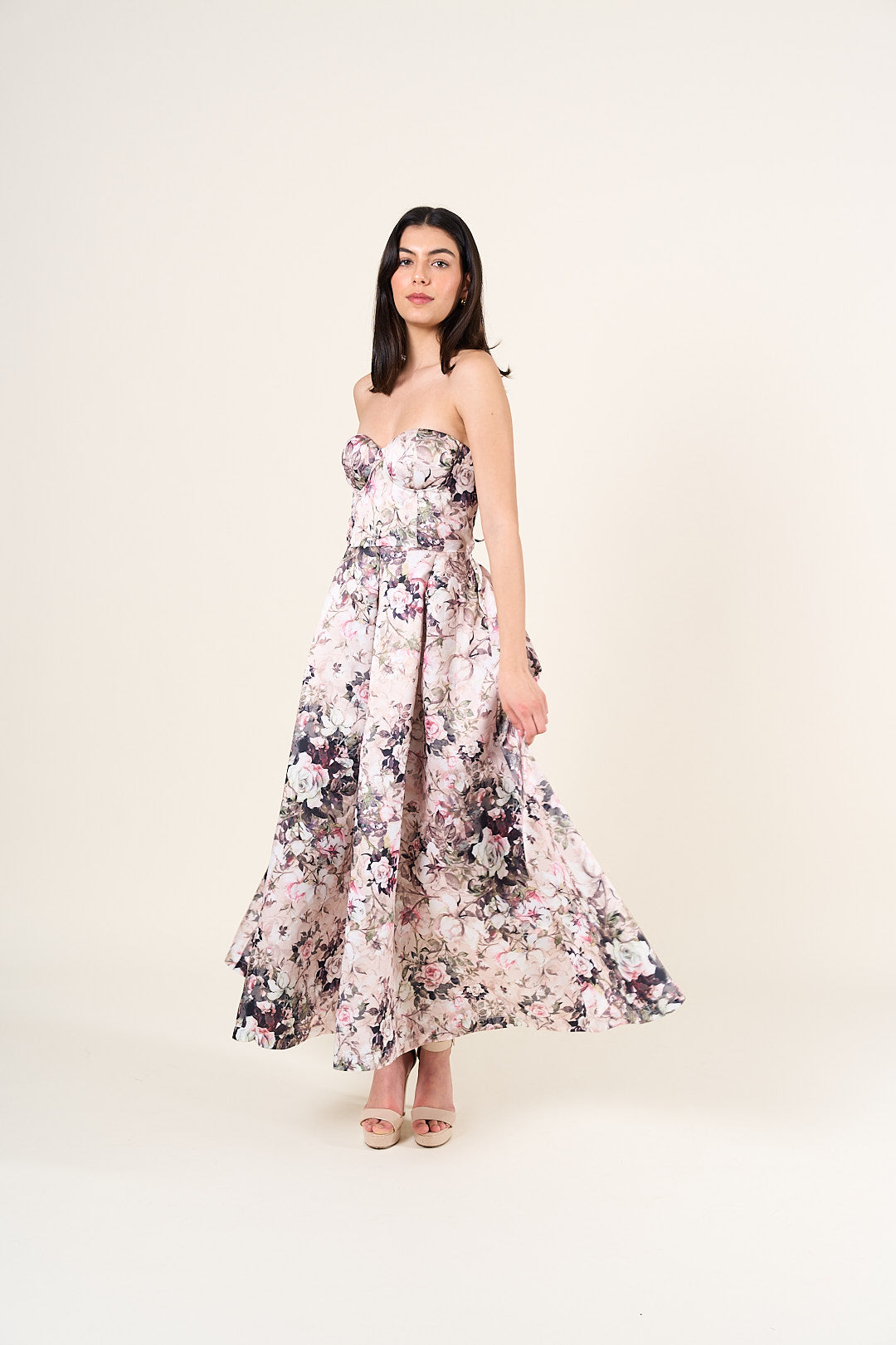 Florence Strapless Midi