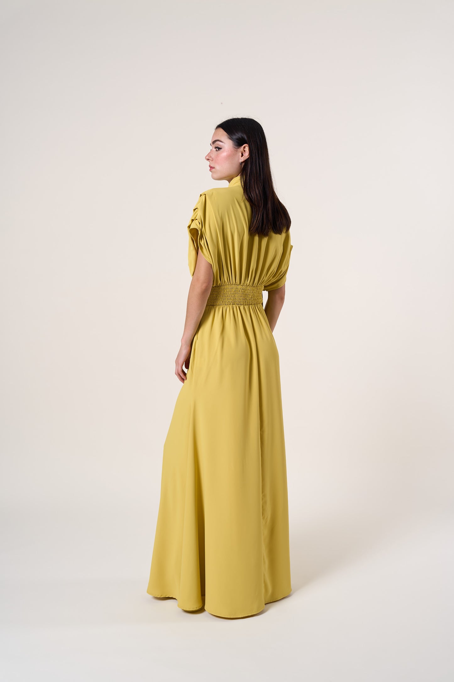 Olivia Pleated Gown