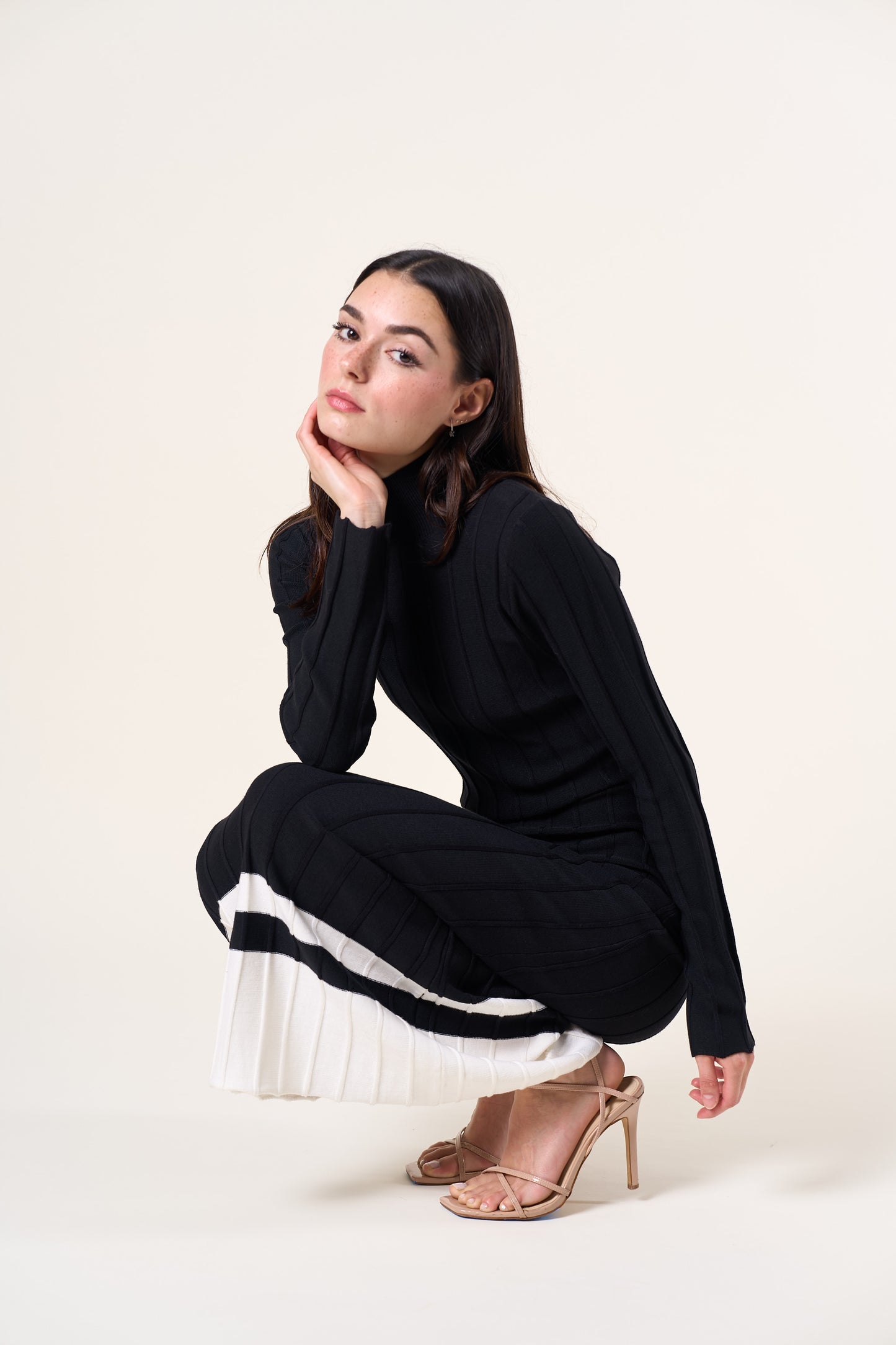 Barbara Long Sleeve Sweater Dress