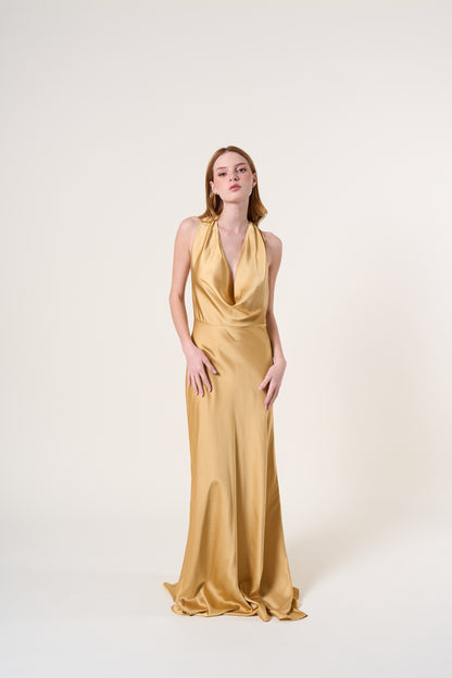 Marianne Open Back Gown