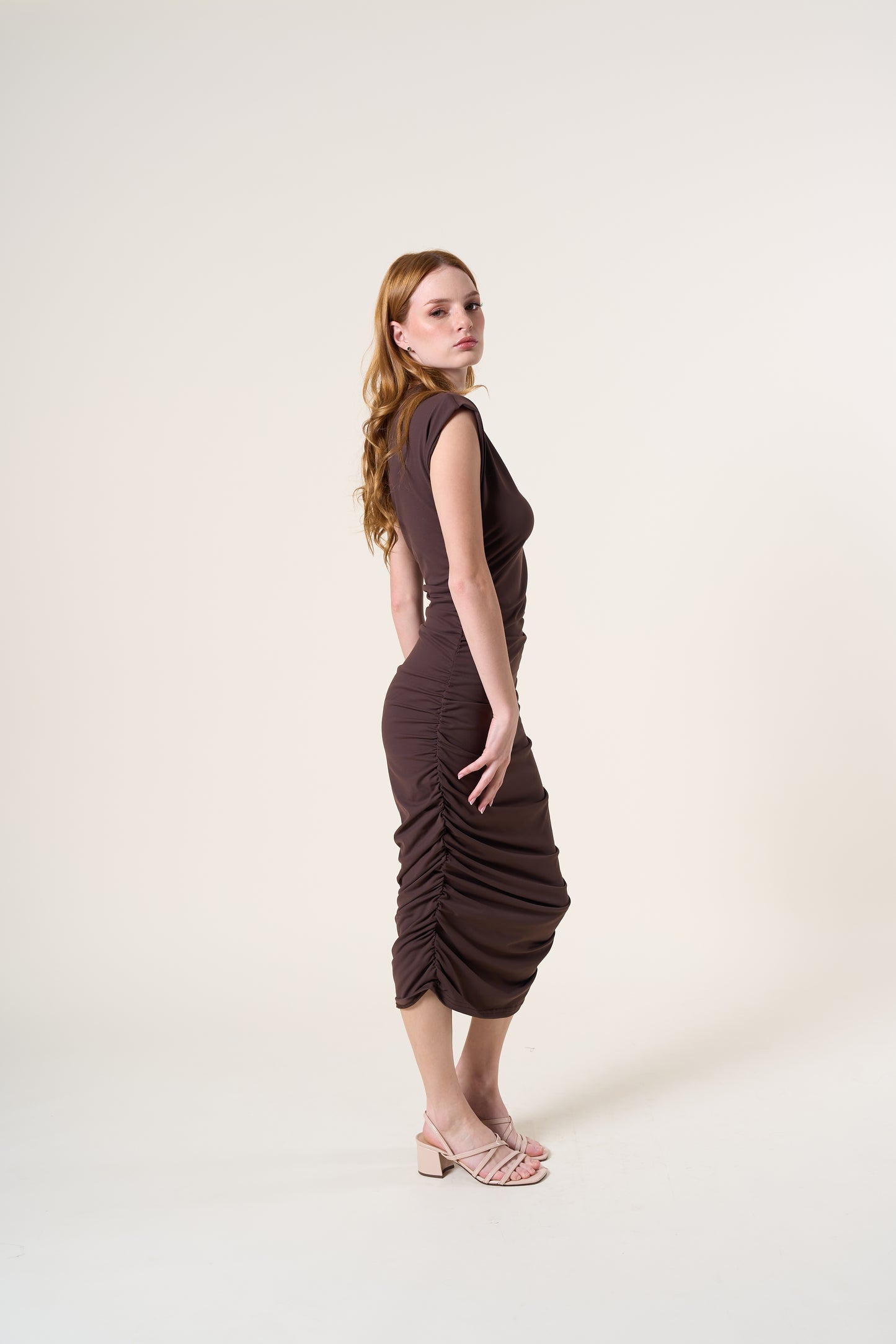 Calista Espresso Dress