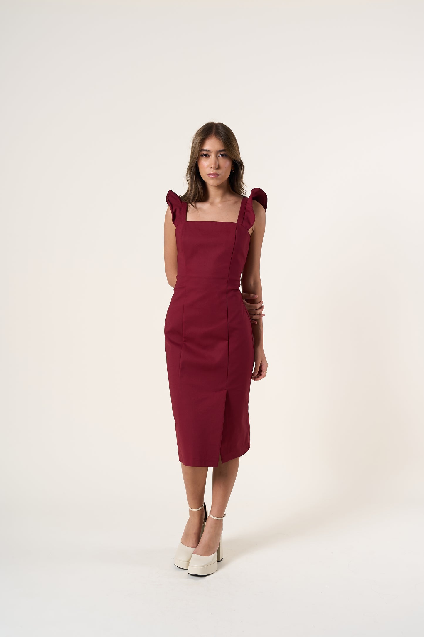 June Malbec Dress