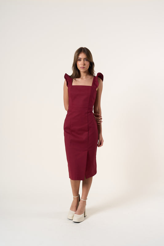 June Malbec Dress