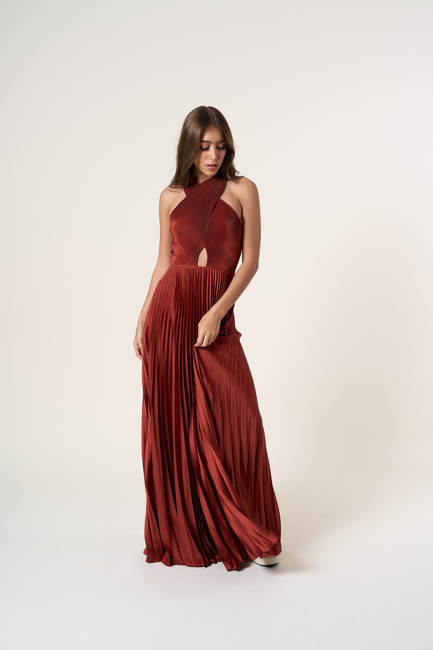Alina Cross Back Gown