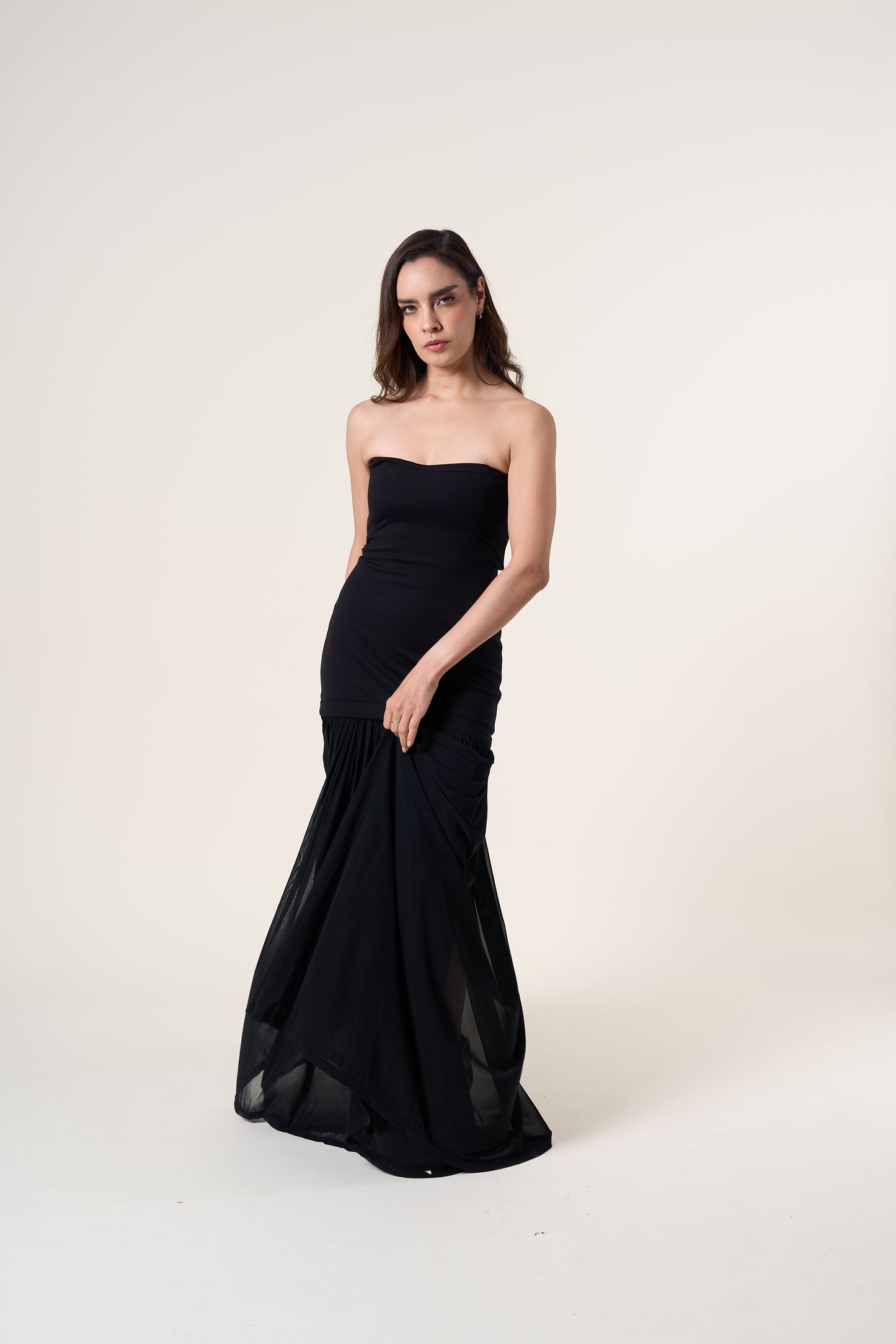 Cassandra Dropped Waist Gown