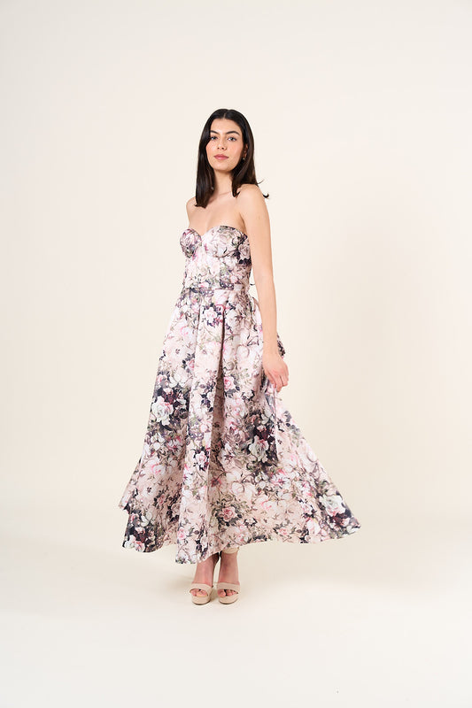 Florence Strapless Midi