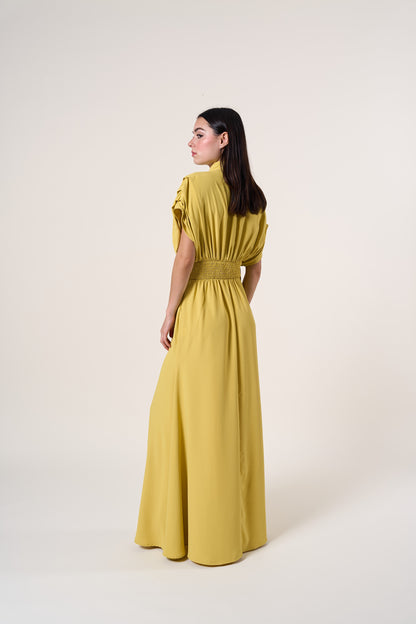 Olivia Pleated Gown