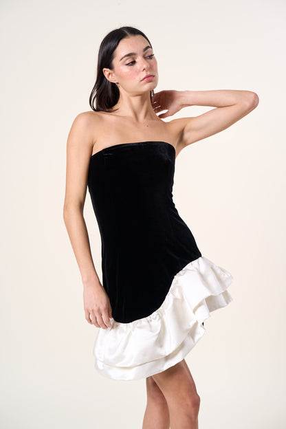 Elena Velvet Mini Dress